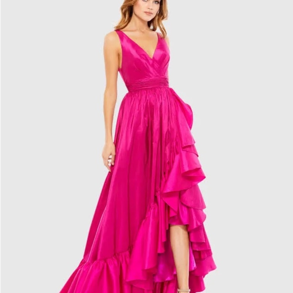 NWT Mac Duggal Pink Maxi Dress Formal Gown